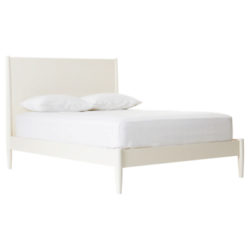 west elm Mid-Century Bed Frame, Double White